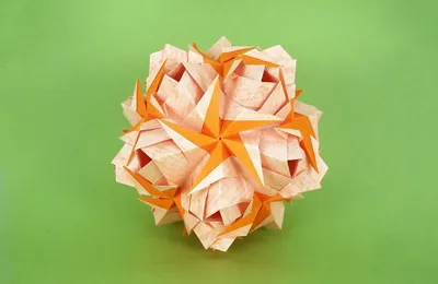 Clover Kusudama by Maria Sinayskaya — Diagram - Go Origami