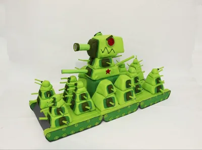 Compatible creative building blocks MOC restore World of Tanks KV-44 Heavy  tank building blocks Boy birthday gift
