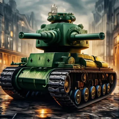 Tank Multigun KV-44 - Cartoons about tanks - YouTube