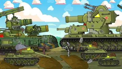 KV-6 does want to fight! Cartoons about tanks - YouTube