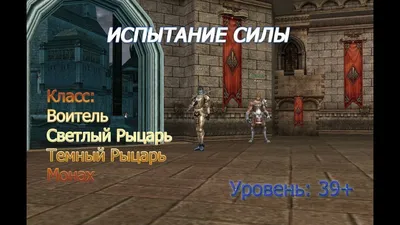 Испытание силы. Вторая профа (БД). Lineage 2 Classic.Einhasad - YouTube