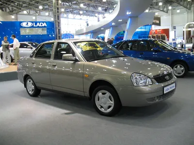 Lada Priora editorial stock photo. Image of russia, automotive - 64455358