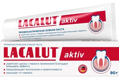Зубная паста Lacalut Aktiv 75мл ᐈ Купить по выгодной цене от Novus