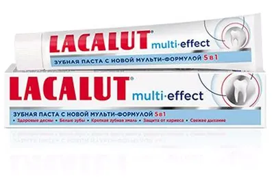 Зубная паста LACALUT Sensitive снижение чувствительности и бережное  отбеливание 75мл - купить в интернет-магазине Улыбка радуги
