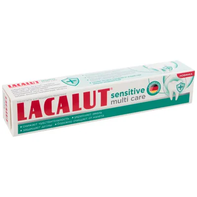 Ополаскиватель для полости рта Lacalut Multi-effect антибактериальный,  250мл - купить с доставкой в Сургуте в Перекрёстке