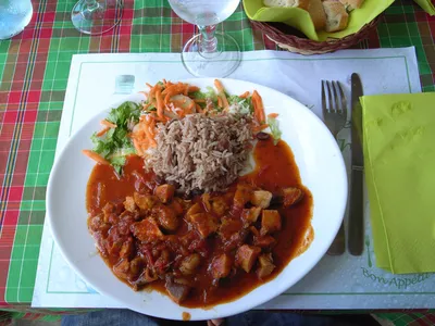 Lambi: Caribbean dish of spiced conch Stock Photo - Alamy