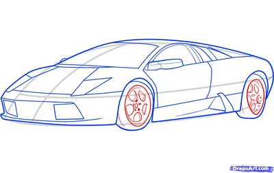 Модель автомобиля Ламборджини Lamborghini 1:32, открытие дверей со звуком и  светом - «VIOLITY»