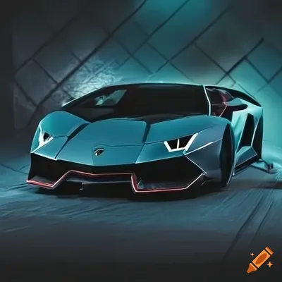 Lamborghini car wallpaper for your phone on Craiyon