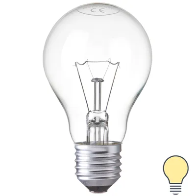 Лампа накаливания E27 40 Вт шар прозрачный, тёплый белый свет по цене 20  ₽/шт. купить в Москве в интернет-магазине Леруа Мерлен