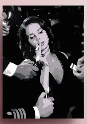 Картина по номерам \" Lana Del Rey / Лана Дель Рей / певица \" холсты на  подрамнике 40 на 50 - купить с доставкой по выгодным ценам в  интернет-магазине OZON (800442359)