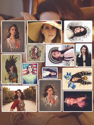 Наклейки-стикеры на телефон и ноутбук / Лана Дель Рей / Lana Del Rey 13 шт.  купить по выгодной цене в интернет-магазине OZON (745235364)