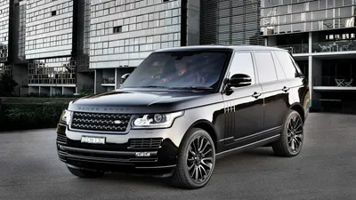 Скачать 1920x1080 range rover, land rover, внедорожник, осень, вид сзади  обои, картинки full hd, hdtv, fhd, 1080p