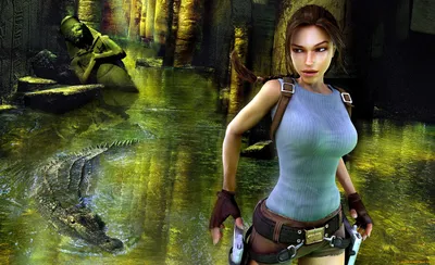 Обои Видео Игры Lara Croft Tomb Raider: Anniversary, обои для рабочего  стола, фотографии видео игры, lara croft tomb raider, anniversary, лара,  крофт, крокодил, храм, вода Обои для рабочего стола, скачать обои картинки