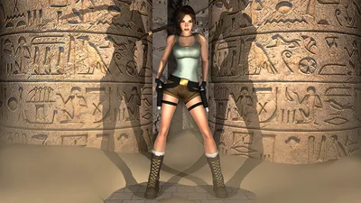 Обои для рабочего стола Tomb Raider Tomb Raider Legend Лара Крофт 3д