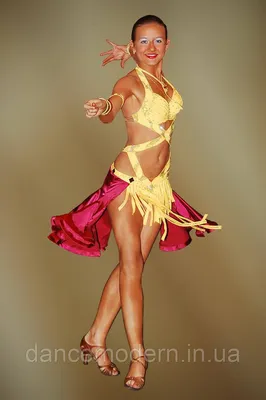 Танцевальный костюм: женское платье для бальных танцев латина рост 155-165  (Бирюза) р.40-42
