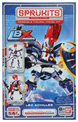 The Little Battlers LBX Z-MODE SERIES LBX Achilles painted PVC, some  assembly | eBay