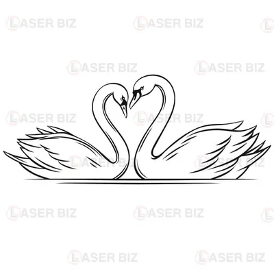 2 лебедя » maket.LaserBiz.ru - Макеты для лазерной резки