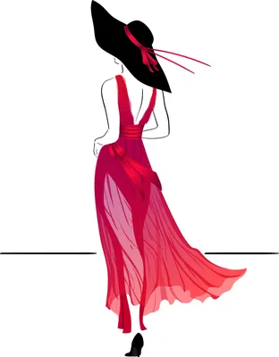 Мультяшный персонаж девушка в красном платье - 68 фото