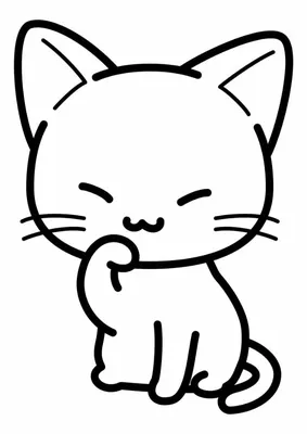 милые котики рисунки для открытки шаблон｜TikTok Search