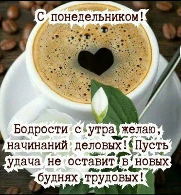 Доброе утро! Легкого понедельника! Удачной недели!)))