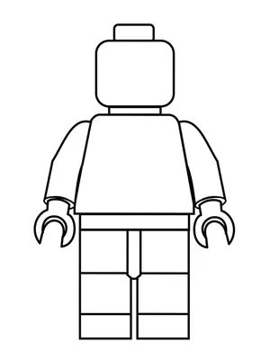Раскраски его, Раскраска забавные лего человечки Лего.