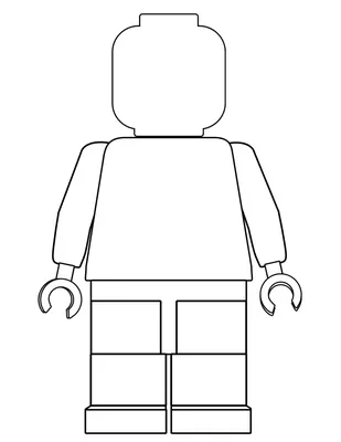 Лего Человечек фотореализм,трехслойный…» — создано в Шедевруме