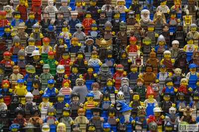 Фотообои \"Лего-человечки\" - Арт. 211275 | Купить в интернет-магазине Уютная  стена