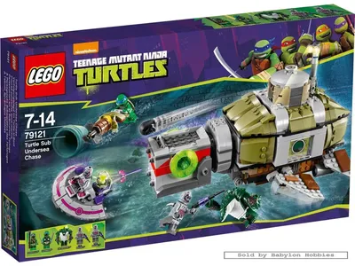 Lego Ninja Turtles - Turtle Sub Undersea Chase (by Lego) 79121 673419212236  | eBay