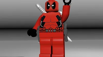 Lego Super Heroes Minifigure Head Deadpool #1 | eBay