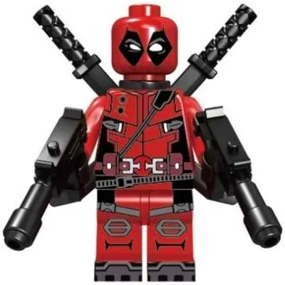 Chimichanga eating mercenary Red suit Custom Minifigure – Veux Toys Shop