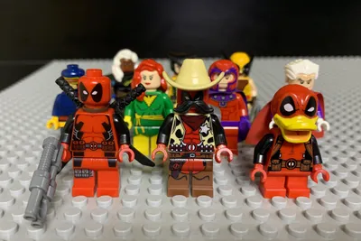 All the Deadpool and X-Men minifigs! : r/lego