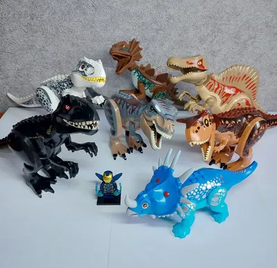 3д Конструктор динозавры юрского периода с фигурками LEGO 66532120 купить в  интернет-магазине Wildberries