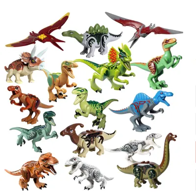 Конструктор Динозавры 2023 с Гиганотозавром, 8 фигурок, Парк Юрского  Периода, совместим с лего - купить с доставкой по выгодным ценам в  интернет-магазине OZON (1191512071)