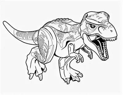 69048 PRCK Конструктор Динозавры Погоня Тиранозавра Рекса (аналог лего )
