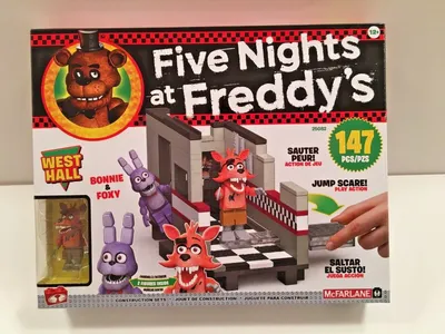 Five Nights at Freddy's EXCLUSIVE WEST HALL CONSTRUCTION SET FNAF LEGO  McFarlane | eBay