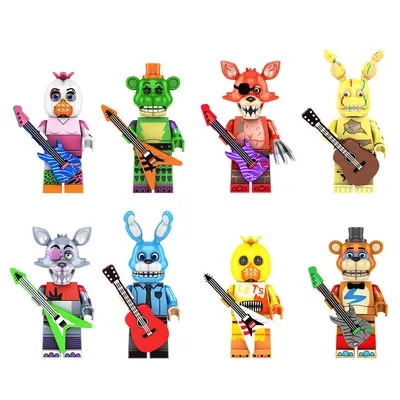 I made some FNAF Movie LEGO action figures! Foxy, Chica, Bonnie, and of  course Freddy Fazbear! Super poseable and nice n' chunky for that… |  Instagram