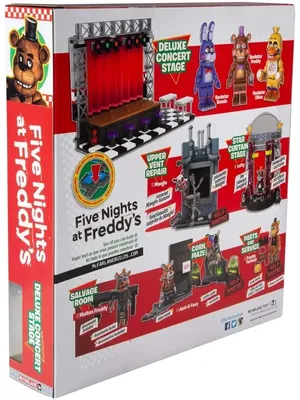 Five Nights at Freddy's w/Guitar Lego-Compatible FNAF Block Minifigures –  BeyBurst