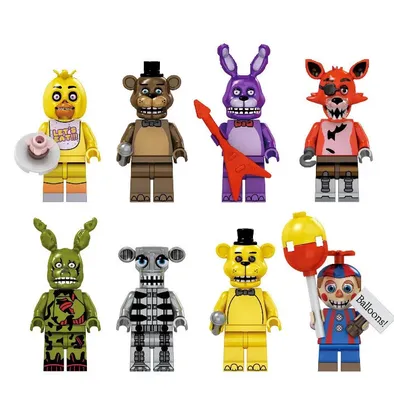 There is no official LEGO FNaF sets, so I made my own little thing! Vanny  with parts and service at the pizzaplex! : r/fivenightsatfreddys