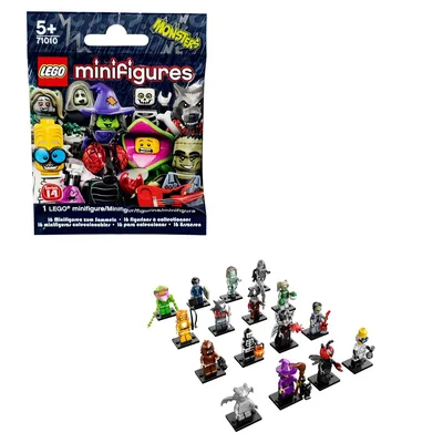 Конструктор LEGO Minifigures Минифигурки LEGO, серия 14: Монстры (71010) -  характеристики и описание на Мегамаркет