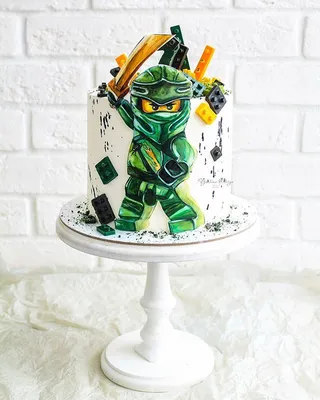 Торты Нижний Тагил в Instagram: «Lego ninjago 🀄🈯️ ▫️Рисунок по мастике  #яшинаолеся #instatagil #instacak… | Lego birthday cake, Ninjago cakes, 1st  birthday cakes