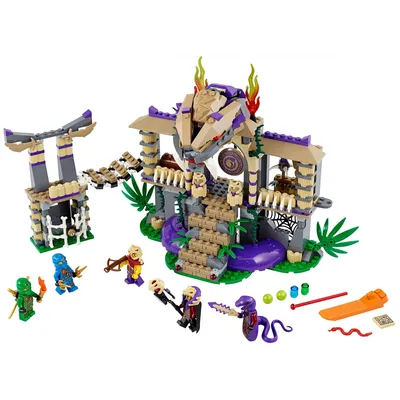 Lego Ninjago Огненный кинжал 70674 - «Гигантская огненная кобра и отряд змей-мумий  против ниндзя. Впечатляющий набор Лего.» | отзывы