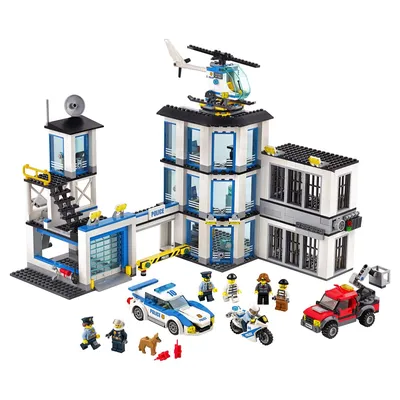 Купить конструктор LEGO City Police Полицейский участок (60141), цены на  Мегамаркет | Артикул: 100000075370