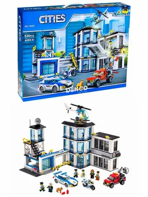LEGO Конструктор LEGO City Police 60246 Полицейский участок/сюжетная  игрушка, игровой