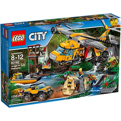 LEGO City Вертолёт для доставки грузов в джунгли 60162 купить в ОГО! |  221667 | цена | характеристики