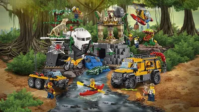 Конструктор Сити Cities Доставка грузов в джунгли 1298 дет LEGO 170204556  купить за 5 216 ₽ в интернет-магазине Wildberries