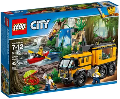 Конструктор LEGO City 60160 Передвижная лаборатория в джунглях, 426 дет. —  купить в интернет-магазине по низкой цене на Яндекс Маркете