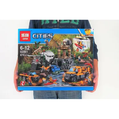 Конструктор BELA «Передвижная лаборатория в джунглях» 10711 (Аналог LEGO  City 60160) 465 деталей