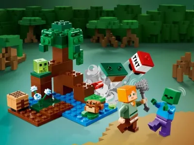 Конструктор LEGO Minecraft 21240 Приключение на болоте купить в Минске