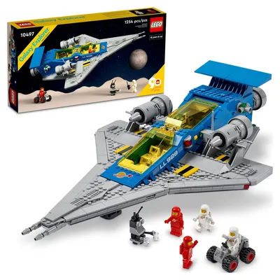 LEGO Icons Galaxy Explorer 10497 90th Anniversary Collectible Edition Model  Spaceship, Space Building Set with Astronaut Figures, Gift Idea -  Walmart.com