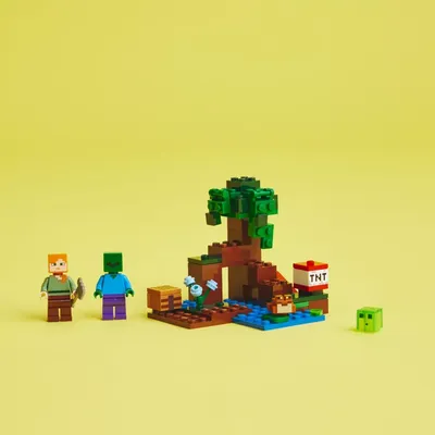 Конструктор Lego Minecraft Приключения на болоте (21240) купить в интернет  магазине с доставкой по Украине | MYplay
